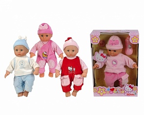 Пупс из серии «Hello Kitty» с бутылочкой, 30 см., 4 вида (Simba, 5012768)